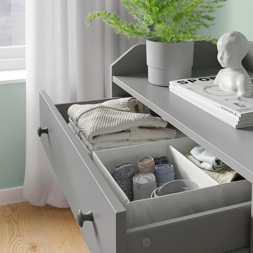 IKEA - HAUGA, console, grey, 208x116 cm