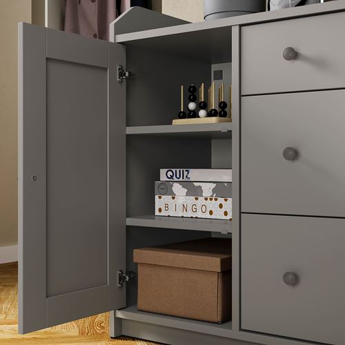 IKEA - HAUGA, console, grey, 140x84 cm