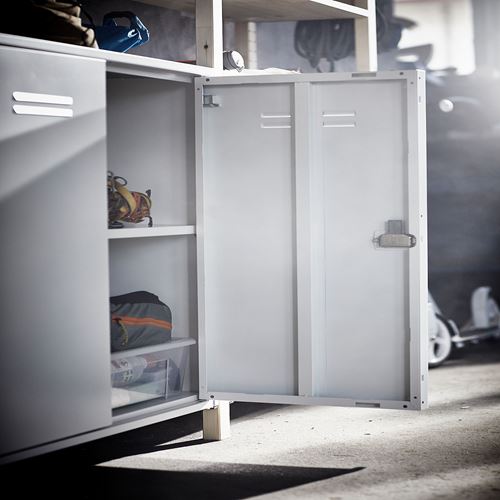 IKEA - IVAR, cabinet with door, white, 80x83 cm