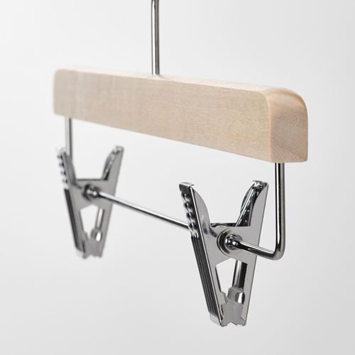 IKEA - BUMERANG, skirt hanger, natural