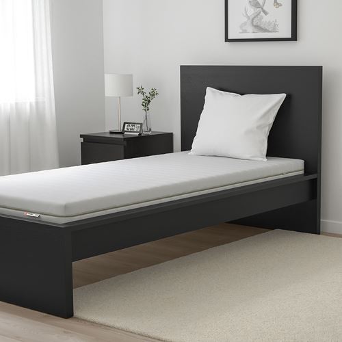IKEA - MALFORS, single bed mattress, white, 90x200 cm