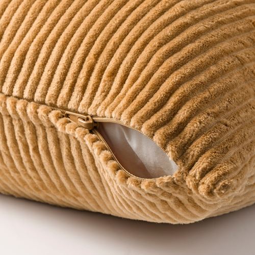 IKEA - ASVEIG, cushion cover, dark beige, 40x65 cm