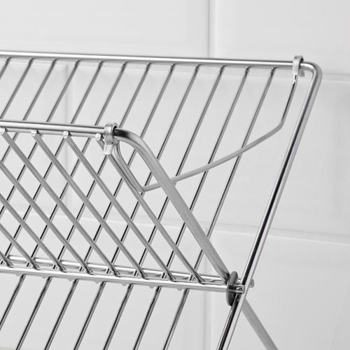 IKEA - KVOT, dish drainer, galvanised, 29x48 cm