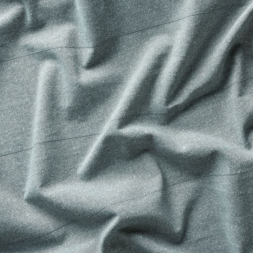 LENDA, background curtain, 1 pair, grey-turquoise, 140x300 cm