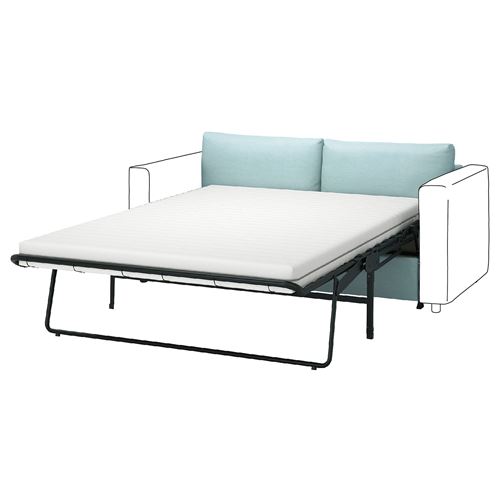 IKEA - VIMLE, cover for 2-seat sofa-bed section, saxemara light blue