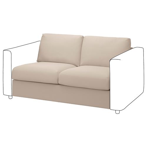 IKEA - VIMLE, cover for 2-seat section, hallarp beige