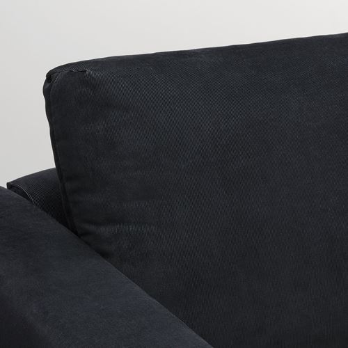 IKEA - VIMLE, 5-seat corner sofa, saxemara blue/black