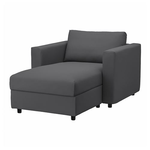 IKEA - VIMLE, chaise longue, hallarp grey