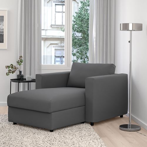 IKEA - VIMLE, chaise longue, hallarp grey