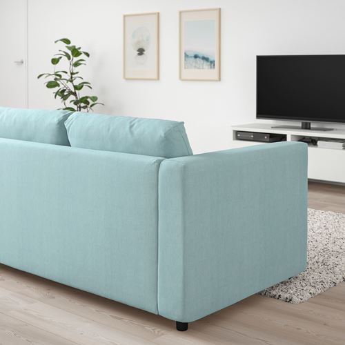 IKEA - VIMLE, 3-seat sofa, saxemara light blue