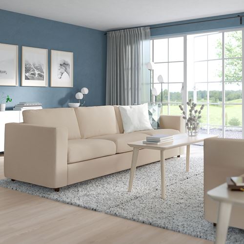 IKEA - VIMLE, 3-seat sofa-bed, hallarp beige