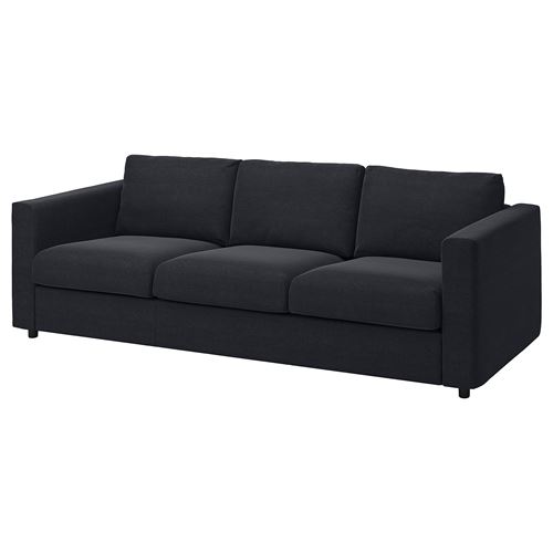 IKEA - VIMLE, 3-seat sofa, saxemara blue/black