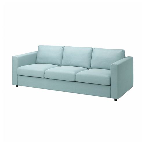 IKEA - VIMLE, 3-seat sofa, saxemara light blue