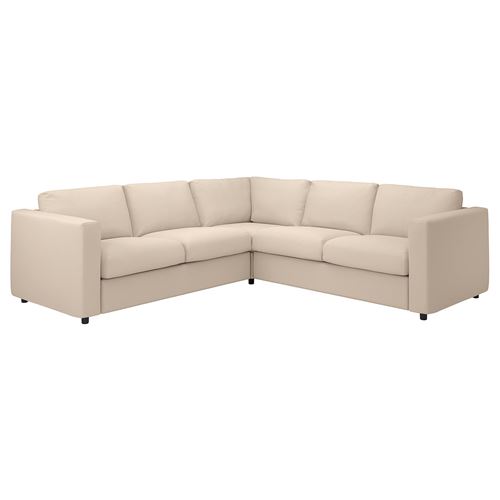 IKEA - VIMLE, 4-seat corner sofa, hallarp beige