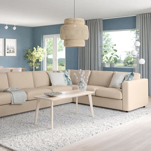 IKEA - VIMLE, 5-seat corner sofa, hallarp beige