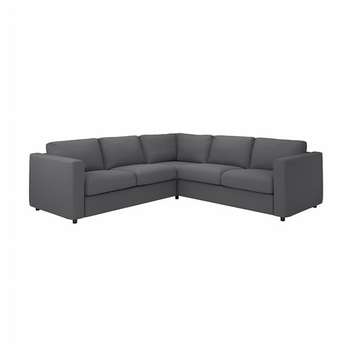 IKEA - VIMLE, 4-seat corner sofa, hallarp grey