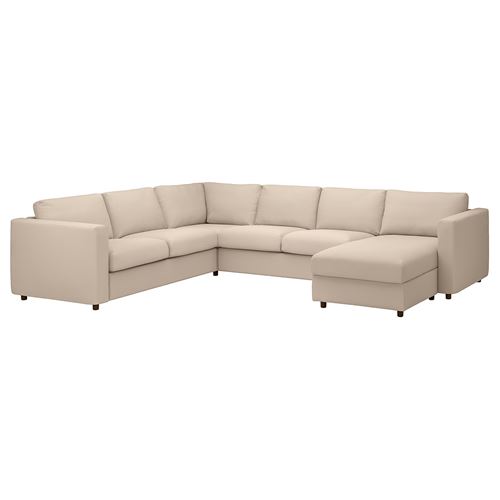 IKEA - VIMLE, 4-seat corner sofa and chaise longue, hallarp beige