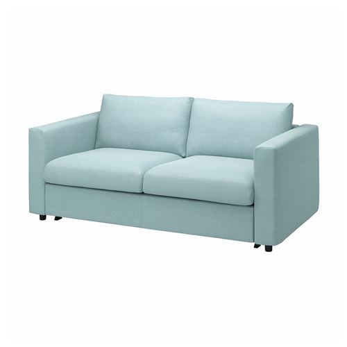 IKEA - VIMLE, 2-seat sofa-bed, saxemara light blue