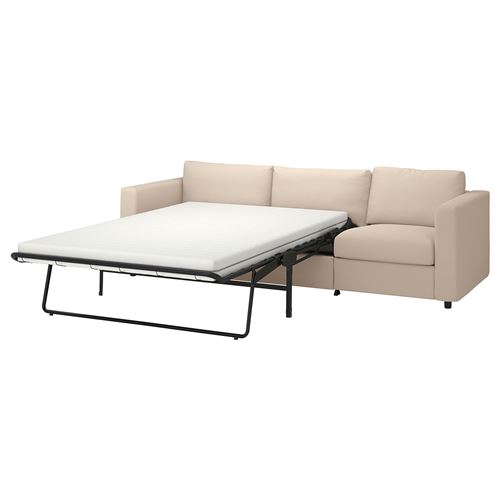 IKEA - VIMLE, 3-seat sofa-bed, hallarp beige