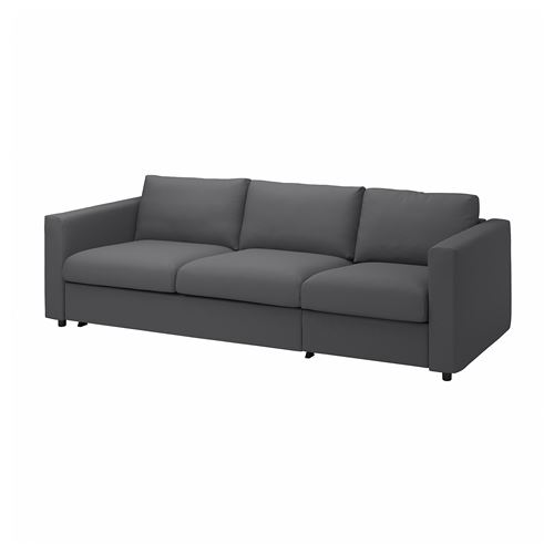 IKEA - VIMLE, 3-seat sofa-bed, hallarp grey