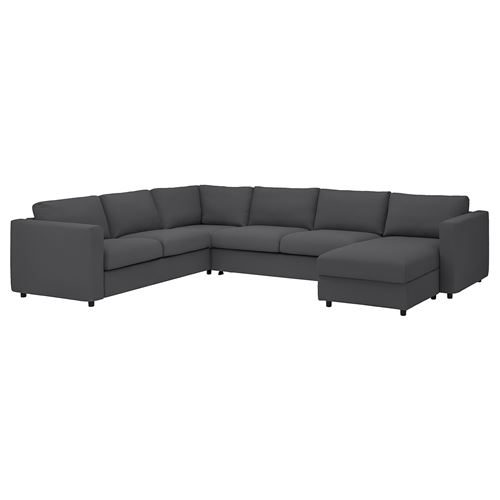 4-seat corner sofa bed and chaise longue