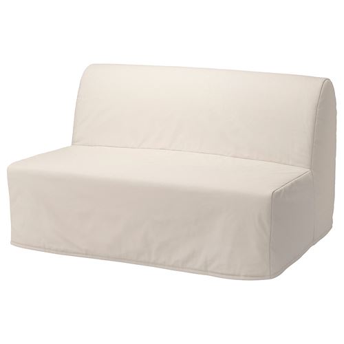 IKEA - LYCKSELE LÖVAS, 2-seat sofa-bed, ransta natural