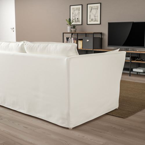 IKEA - BACKSALEN, 2-seat sofa, Blekinge white