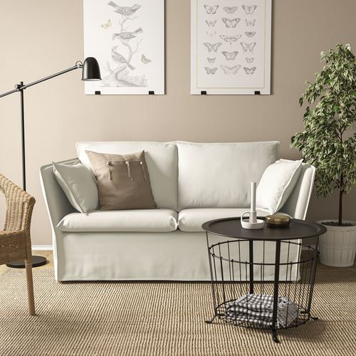 IKEA - BACKSALEN, 2-seat sofa, Blekinge white