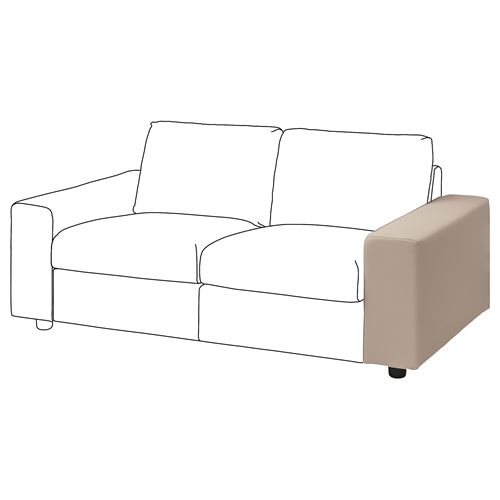 IKEA - VIMLE, sofa armrest, hallarp beige