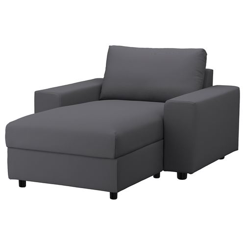 IKEA - VIMLE, chaise longue, hallarp grey