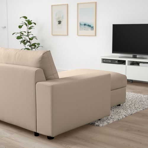 IKEA - VIMLE, 2-seat sofa and chaise longue, hallarp beige