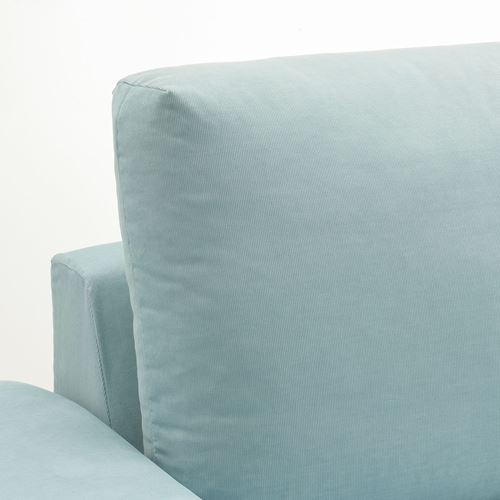 IKEA - VIMLE, 4-seat corner sofa, saxemara light blue