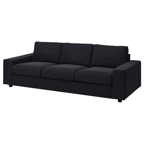 IKEA - VIMLE, 3-seat sofa, saxemara blue/black