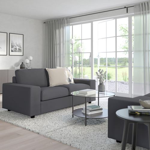 IKEA - VIMLE, 2-seat sofa-bed, hallarp grey