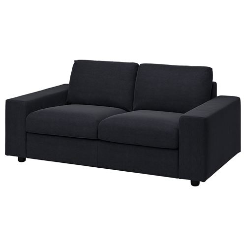 IKEA - VIMLE, 2-seat sofa, saxemara blue/black