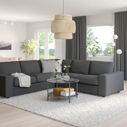 IKEA - VIMLE, 4-seat corner sofa, hallarp grey