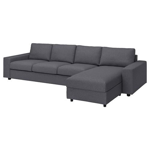 3-seat sofa and chaise longue