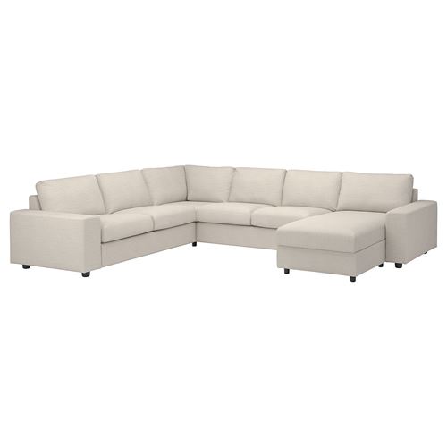 IKEA - VIMLE, 4-seat corner sofa and chaise longue, Gunnared beige