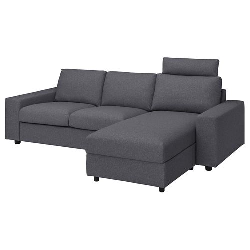 2-seat sofa and chaise longue