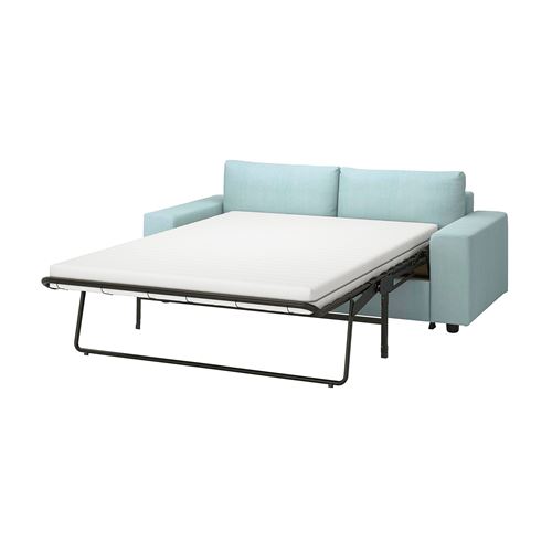 IKEA - VIMLE, 2-seat sofa-bed, saxemara light blue