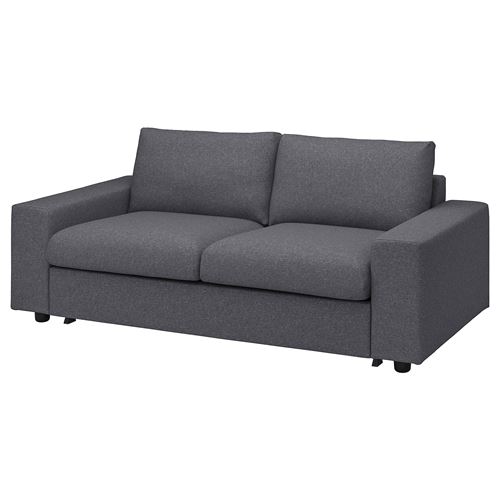 IKEA - VIMLE, 2-seat sofa-bed, Gunnared medium grey