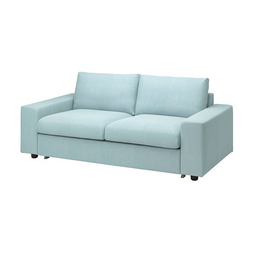 IKEA - VIMLE, 2-seat sofa-bed, saxemara light blue