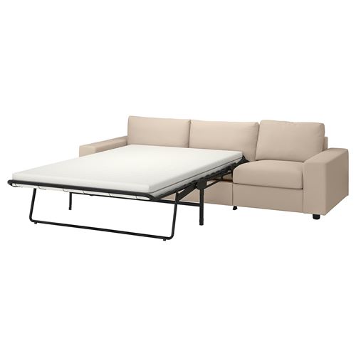 IKEA - VIMLE, 3-seat sofa-bed, hallarp beige