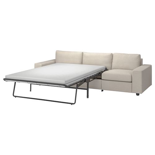 IKEA - VIMLE, 3-seat sofa-bed, Gunnared beige