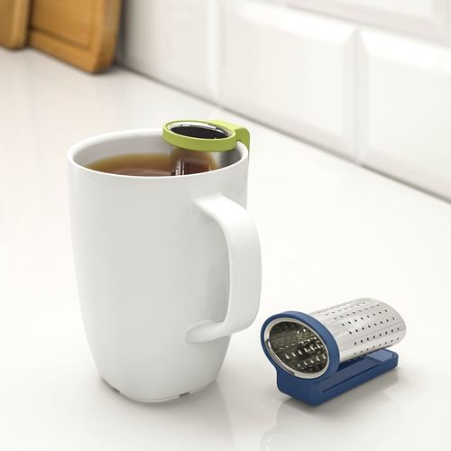 IKEA - SAKKUNNIG, tea infuser, light green/blue