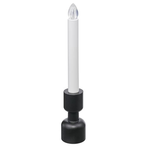 IKEA - STRALA, LED candelabra, black, 28 cm