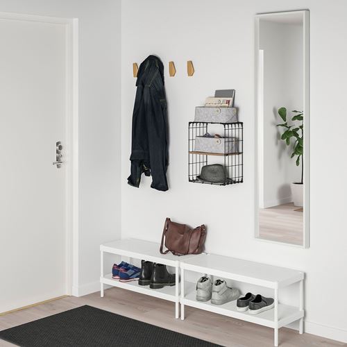 IKEA - GULLHULT, wall shelf, black-pine, 30x40 cm