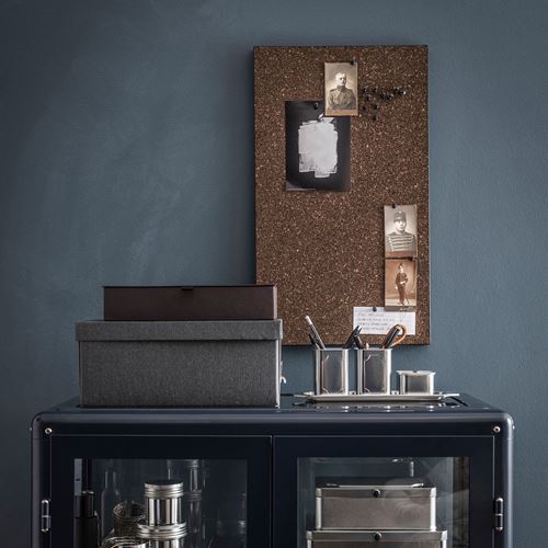 IKEA - SVENSAS, memo board, darkbrown, 35x60 cm