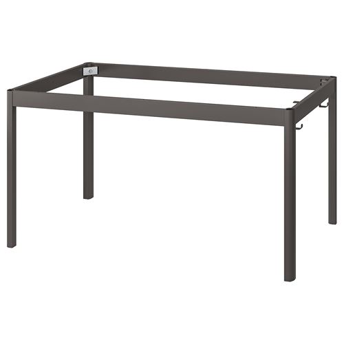 IKEA - IDASEN, underframe for table top, dark grey, 139x69x72 cm