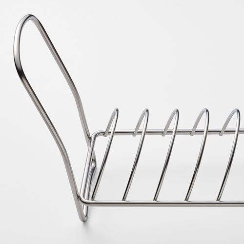 IKEA - VALVARDAD, dish drainer, stainless steel, 12x32 cm